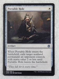 MTG Portable Hole #33 Adventures in the Forgotten Realms Magic Card U NM - Picture 1 of 6