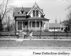 Girl Playing in Front of A Home, Woodbine, Iowa - 1940 - Historic Photo Print