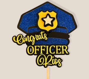 Police Cake Topper - Bild 1 von 1
