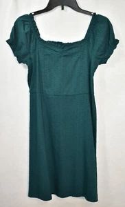 Old Navy Dress Size Medium (8) Teal Peasant Girl's New - Picture 1 of 10