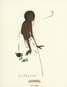 CAILLEAUX LE TROISIÈME THÉ FEMME EX LIBRIS 150 ex. n°tés / signés 2002 - Bild 1 von 1