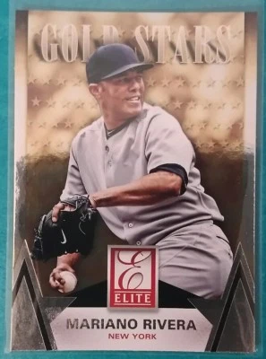 2015 PANINI ELITE GOLD STARS MARIANO RIVERA #24 NEW YORK YANKEES NY SANDMAN - Image 1 of 2