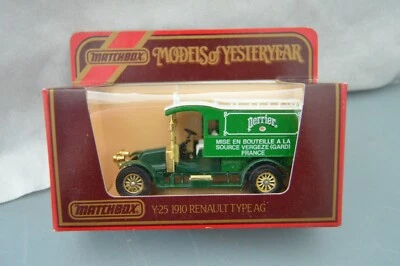 Matchbox Models Of Yesteryear Y-25 1910 Renault Type AG Perrier Delivery Truck - Image 1 of 2