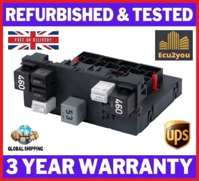 MÓDULO DE CONTROL CARROCERÍA BCM VOLKSWAGEN AUDI SEAT SKODA REACONDICIONADO 3C0937049AJ Foto 1 de 2