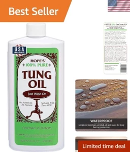 100% Pure Tung Oil - Food Safe  Waterproof Finish, 16 Fl Oz for Crafts - Picture 1 of 10