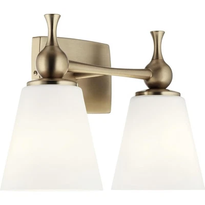 Tocador de baño Kichler Lighting 55091CPZ Cosabella luz champán bronce Foto 1 de 4