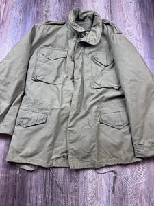 1971 M65 Field Jacket Coat Cold Weather Men's M Long Vietnam Era USGI Alpha - Picture 1 of 23