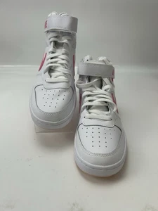 Nike Court Borough Mid 2 Größe 7Y Weiß/Pink - Bild 1 von 6