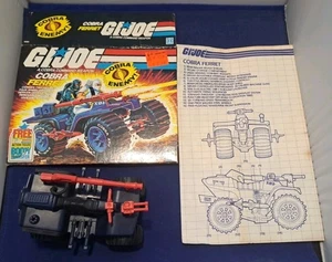 Hasbro GI JOE COBRA HURÓN 1985 de colección con caja de corte e instrucciones incompletas  - Imagen 1 de 19