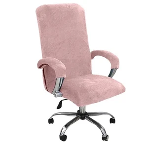 Velvet Office Chair Cover with Arm Covers Stretch Computer Desk Chair Covers ... - Picture 1 of 5