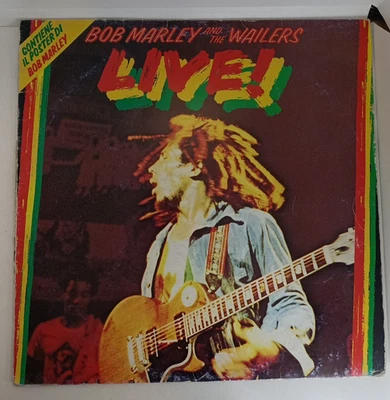 BOB MARLEY - Live! LP 33 giri CON POSTER reggae - Immagine 1 di 4