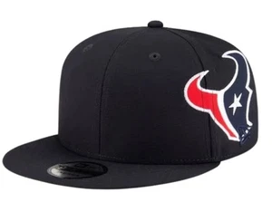 CAPPELLO SNAPBACK UOMO HOUSTON TEXANS NEW ERA NAVY RETRO CASCO 9FIFTY - Foto 1 di 3