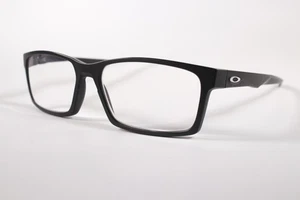 Oakley Eyeglasses OVERHEAD Mens Satin Black Full Rim Plastic Glasses Frames - Picture 1 of 4