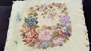 Antiker Blumenkranz mit Nadelspitze Vintage - Shabby Chic ZZ571 - Bild 1 von 9