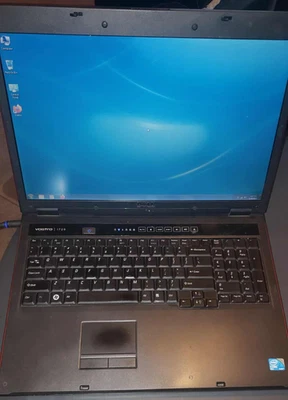 Dell Vostro 1720 17" Laptop Intel Core 2 Duo Fresh Win7 Pro Install Power Supply - Image 1 of 4