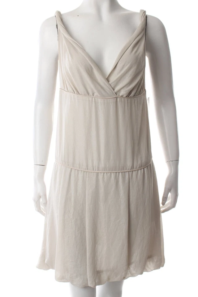 Robe à bretelles Dames Robe T EU 38 doré-beige clair pailleté - Photo 1/4