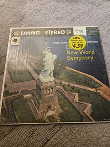 DVORAK New World Symphony REINER - 1958 1st Press RCA SD Stereo LP VG - Picture 1 of 4
