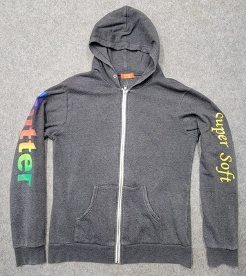 Butter Supersoft Womens Gray Hoodie Full Zip - Image 1 of 4