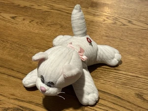 Pound Puppies Cat Plush Purries VTG Brown Tonka White Gray Tabbies 8” - Picture 1 of 14