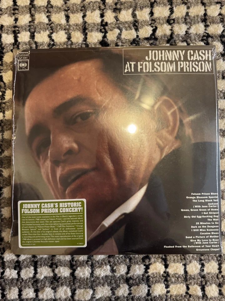 JOHNNY CASH AT FOLSOM PRISON 2010 Sundazed 180 Gram SEALED with HYPE STICKER NM - Image 1 of 2