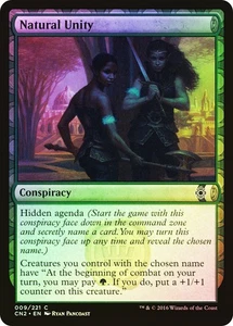 MTG FOIL Natural Unity  - Conspiracy: Take the Crown #009 - Picture 1 of 1