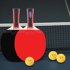 Table Tennis 2 Player Set 2 Table Tennis Bats Rackets with 3  Pong C0P0