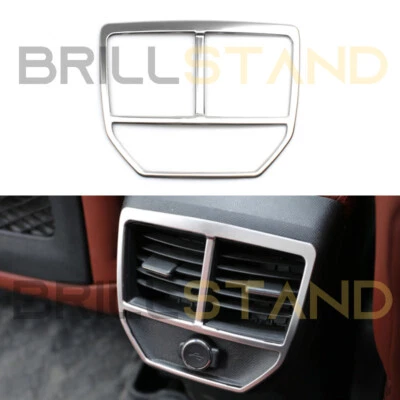 Stainless Steel Rear Air Conditioning Vent Trim for Peugeot 3008 GT 2016-2020 - Изображение 1 из 4