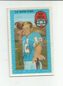 1971 Kellogg's Xograph 3-D Bob Griese Miami Dolphins Trading Card #55 - READ!!! - Picture 1 of 2