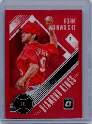 2018 Donruss Optic #30 Adam Wainwright Red #/99 - Image 1 of 2
