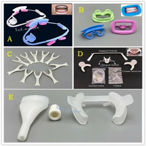 Dental Orthodontic Mouth Opener Oral Teeth Whitening Cheek Lip Retractor Props - Picture 1 of 17