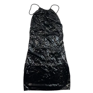 Blush Mark Streetwear Trash Bag Synthetic Sleeveless Mini Bodycon Dress Size XS - Picture 1 of 15
