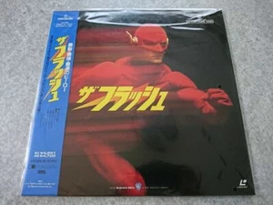THE FLASH 1990 NJL-12146 Japanese Laserdisc Still Sealed w/OBI w/Tracking No. - Imagen 1 de 5