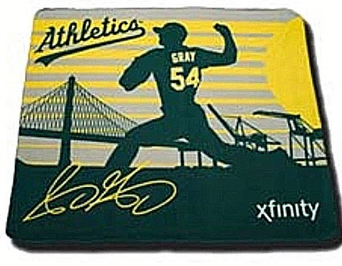 NEW Oakland A's 2016 Sonny Gray Blanket SGA 9/5/16 Athletics Stadium Giveaway Cover