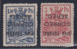 E1330 : Espagne #7LC6-7 Mint, Og, LH ; Inversé Erreur - Picture 1 of 1