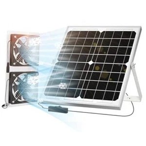 Solar Fan for Greenhouse, 20W Solar Powered Fan for Chicken Solar Fan-20W - Picture 1 of 8