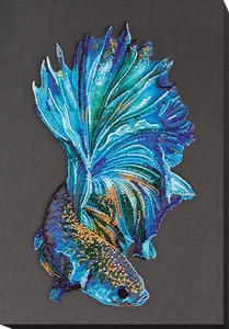 Abris Art Bead Embroidery Kit - Blue gold AB-746 - Picture 1 of 8