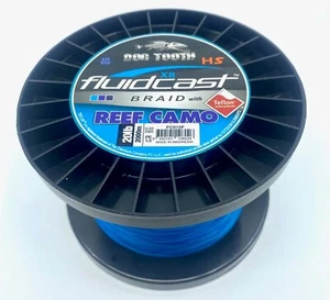 Dog Tooth Fluidcast Reef Camo Bulk Braid 2000m Spools @ Otto's TW - Picture 1 of 12