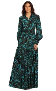 REBECCA VALLANCE Silk La Bamba Wedding Maxi Dress Size 10 AU - Picture 1 of 11