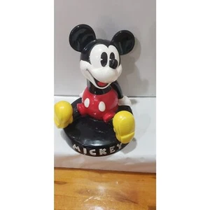 Vintage Mickey Mouse Sparschwein. Keramik; sitzend; Walt Disney.  GUC - Bild 1 von 10