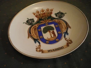 PLATO PORCELANA FINA DE MADRID ( ESPAÑA ) - Imagen 1 de 12