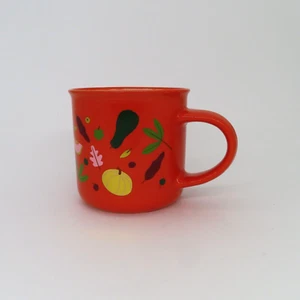 Davids Tea Orange Holiday Gold Pumpkin Large Coffee Mug Cup - Picture 1 of 12