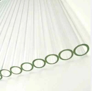 Tubos de soplado de vidrio de borosilicato - Transparente, 12 mm OD x 8 mm ID, 4" a 48" de longitud - Imagen 1 de 9