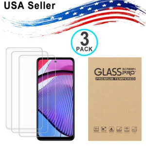 3PK Moto G Power 5G 2021/2022/2023/2024/2025 Tempered Glass Screen Protector - Picture 1 of 5