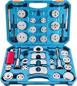 35 PCS Disc Brake Caliper Tools Kit Heavy Duty Compression Tools 24 Adapters - Picture 1 of 19