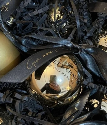 Pair Of Moët & Chandon Christmas Tree baubles