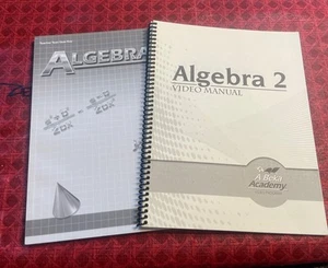 Abeka Algebra 2 Quiz/Testschlüssel und Video Handbuch - 2. Auflage - Bild 1 von 5