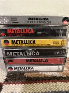 Metallica Cassette Lot - Picture 1 of 11