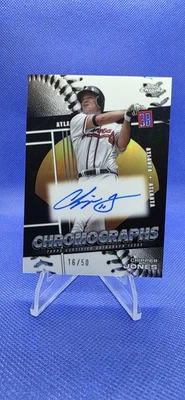 2025 Topps Chrome Chipper Jones Chromographs # 16/50 Auto Braves - Image 1 of 4