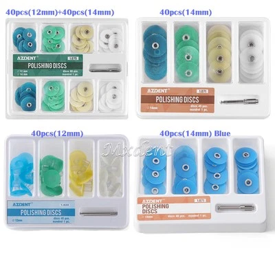 Kit de reducción bruta de discos de pulido de acabado compuesto dental 12mm 14mm Foto 1 de 4