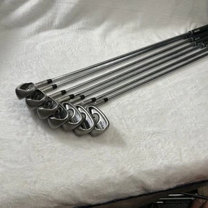 Ping G Series 4-W Iron Set Stiff Flex White Dot Right AWT 2.0 Steel Mid SZ Grips - Picture 1 of 20